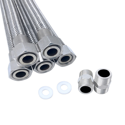 Το μέγεθος PE/PTFE συνήθειας έπλεξε τον υδραυλικό explosionproof εύκαμπτο όξινο αλκαλικό ανθεκτικό σωλήνα πλέγματος μανικών